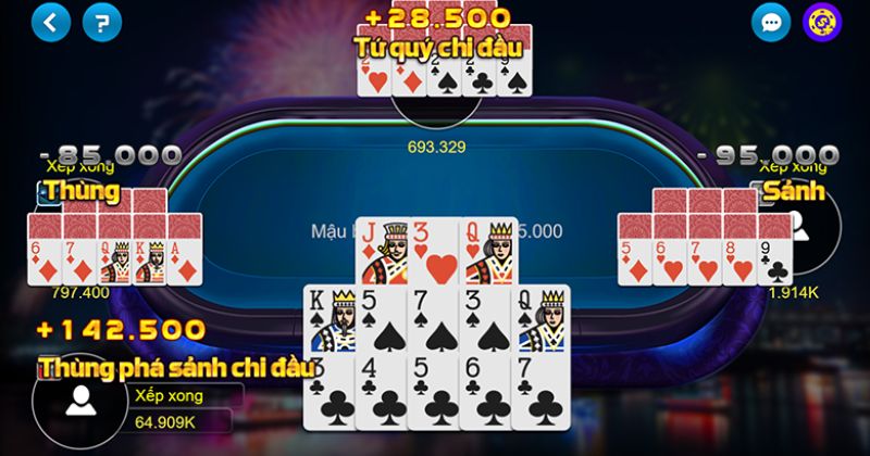 cách chơi Mậu Binh tại Iwin