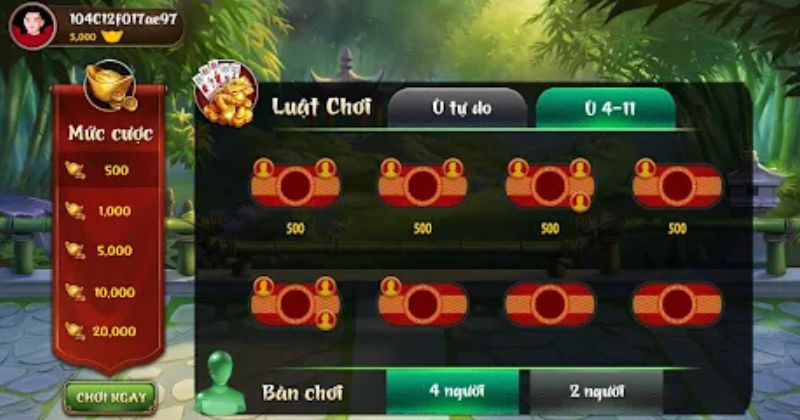 tham gia bài chắn iwin