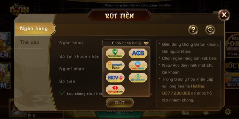 Điều kiện để rút tiền Iwin là gì?